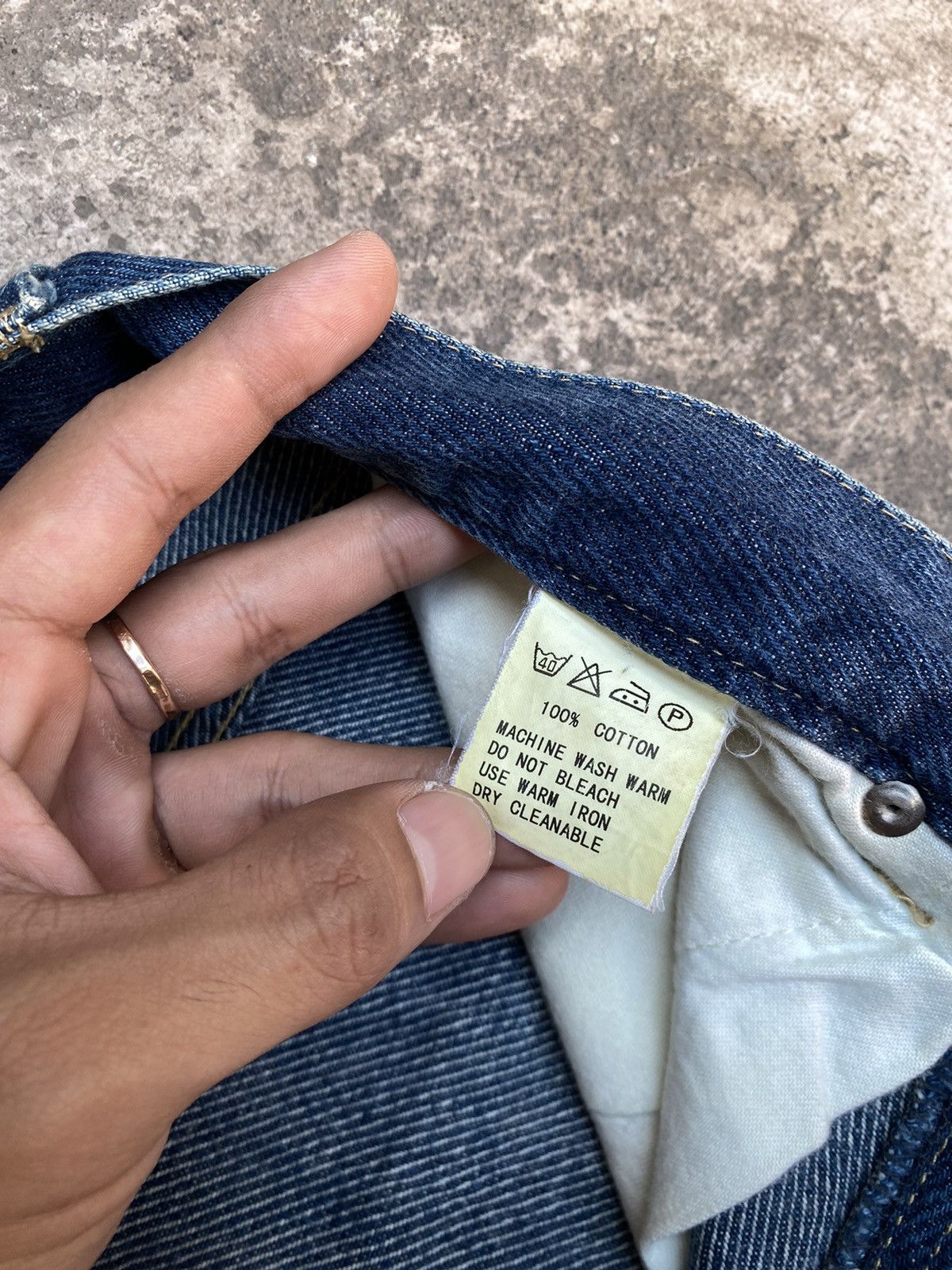 Japanese Brand Vintage Y2K Japanese Brand Master X Denim Pants Size US 31 - 5 Thumbnail