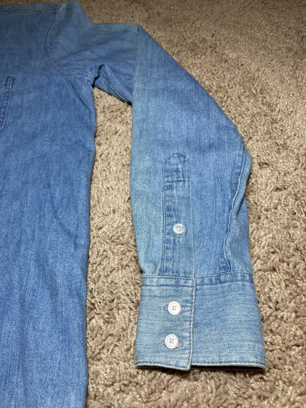 Celine SS21 Celine Horse Carriage Denim Western Logo 2021 Hedi Size US S / EU 44-46 / 1 - 6 Thumbnail