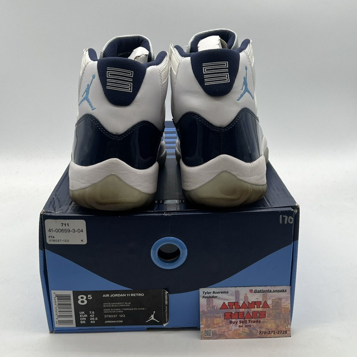 Jordan Brand Air Jordan 11 win like 82 Size US 8.5 / EU 41-42 - 3 Thumbnail