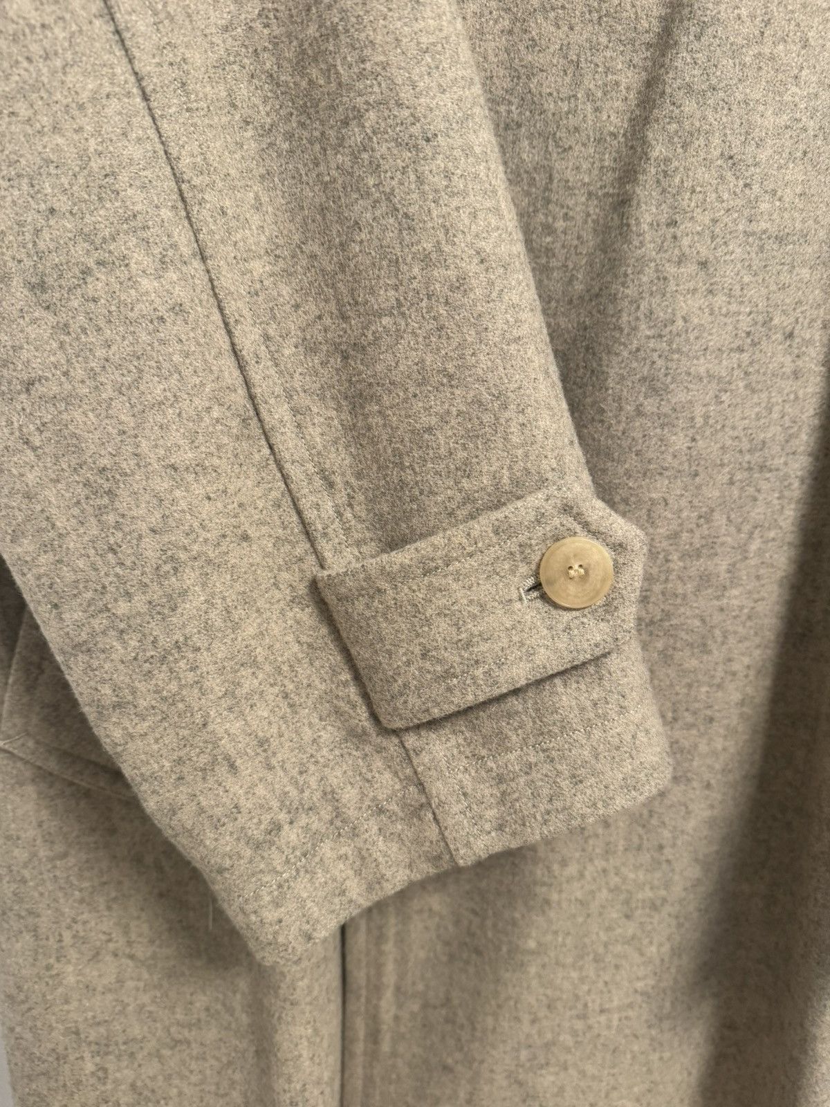 Auralee Auralee Super Milled Shetland Wool Double Breasted Coat Size US M / EU 48-50 / 2 - 7 Thumbnail