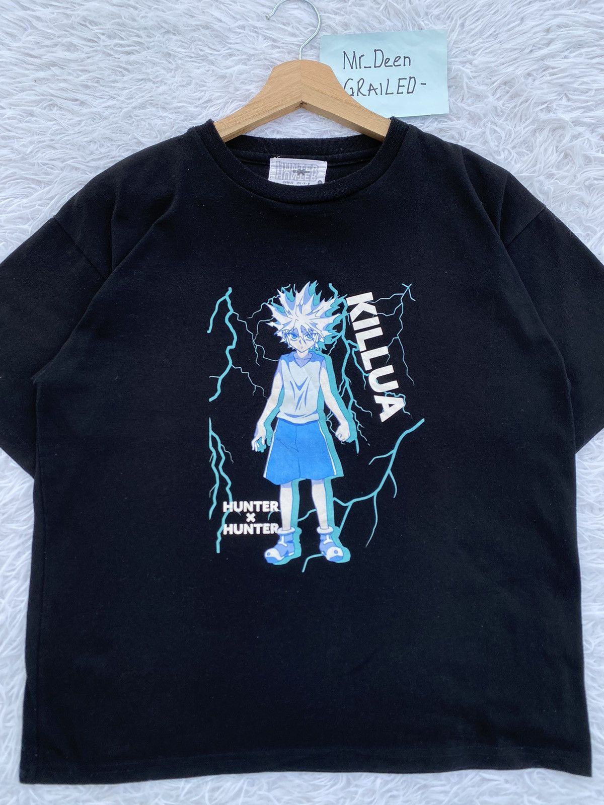 Anime Rare Vintage Hunter x Hunter Anime KILLUA Tee Size US M / EU 48-50 / 2 - 1 Thumbnail