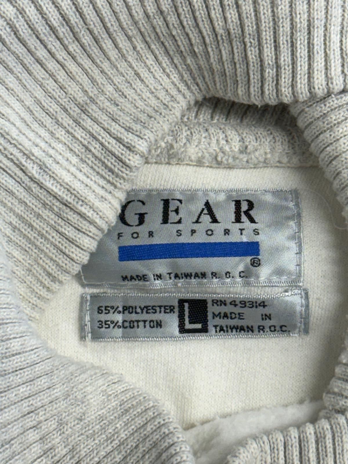 Gear for Sports Vintage 80s Wilson training Turtleneck Sweatshirt Gear - L Size US L / EU 52-54 / 3 - 3 Thumbnail