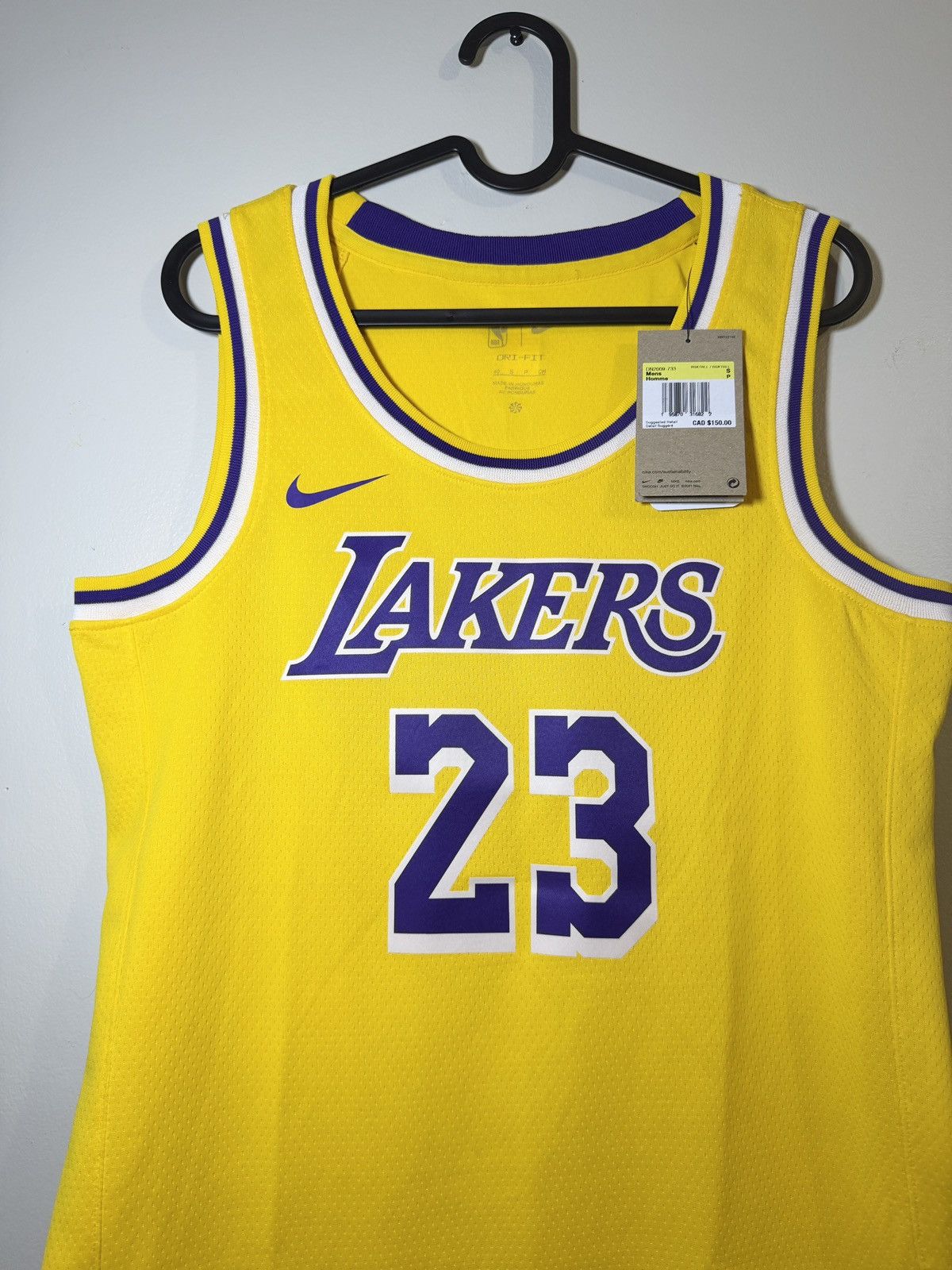 Nike Nike Los Angeles Lakers LeBron James NBA Jersey Size US S / EU 44-46 / 1 - 4 Thumbnail
