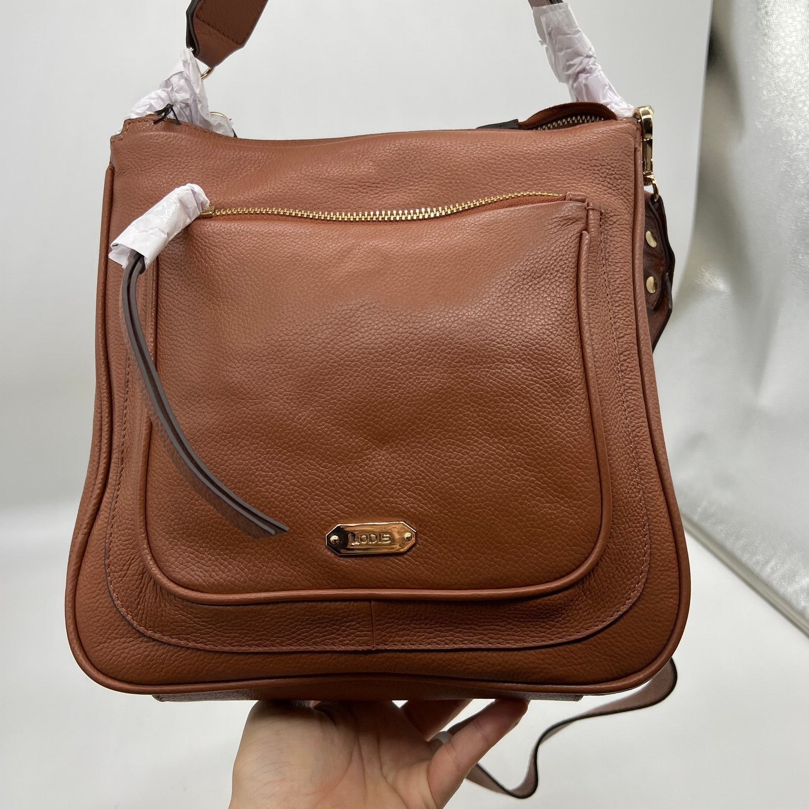 Other Lodis North/South Zip-Top Leather Womens Purse C Size ONE SIZE - 1 Thumbnail