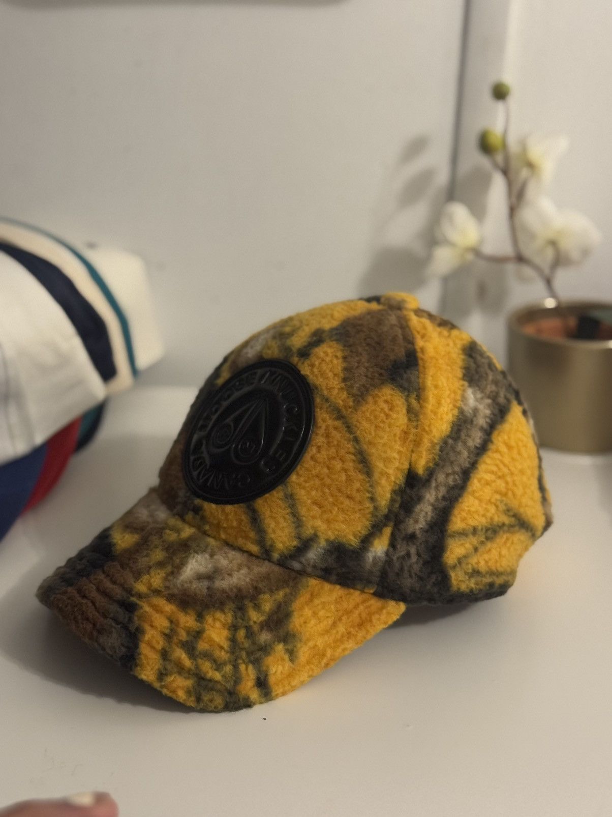 Moose Knuckles MOOSE KNUCKLES x Post Malone Men's Sherpa Baseball Cap Size ONE SIZE - 3 Thumbnail