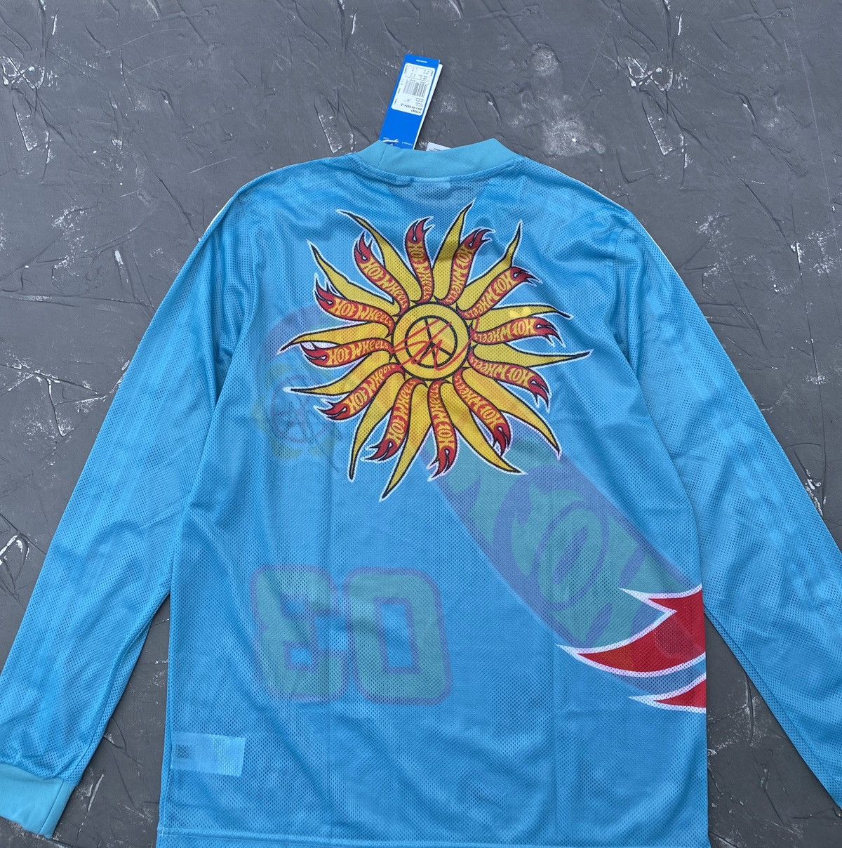 Adidas New Adidas Sean Wotherspoon X Hot Wheels Long Sleeve Mesh Size US M / EU 48-50 / 2 - 11 Thumbnail