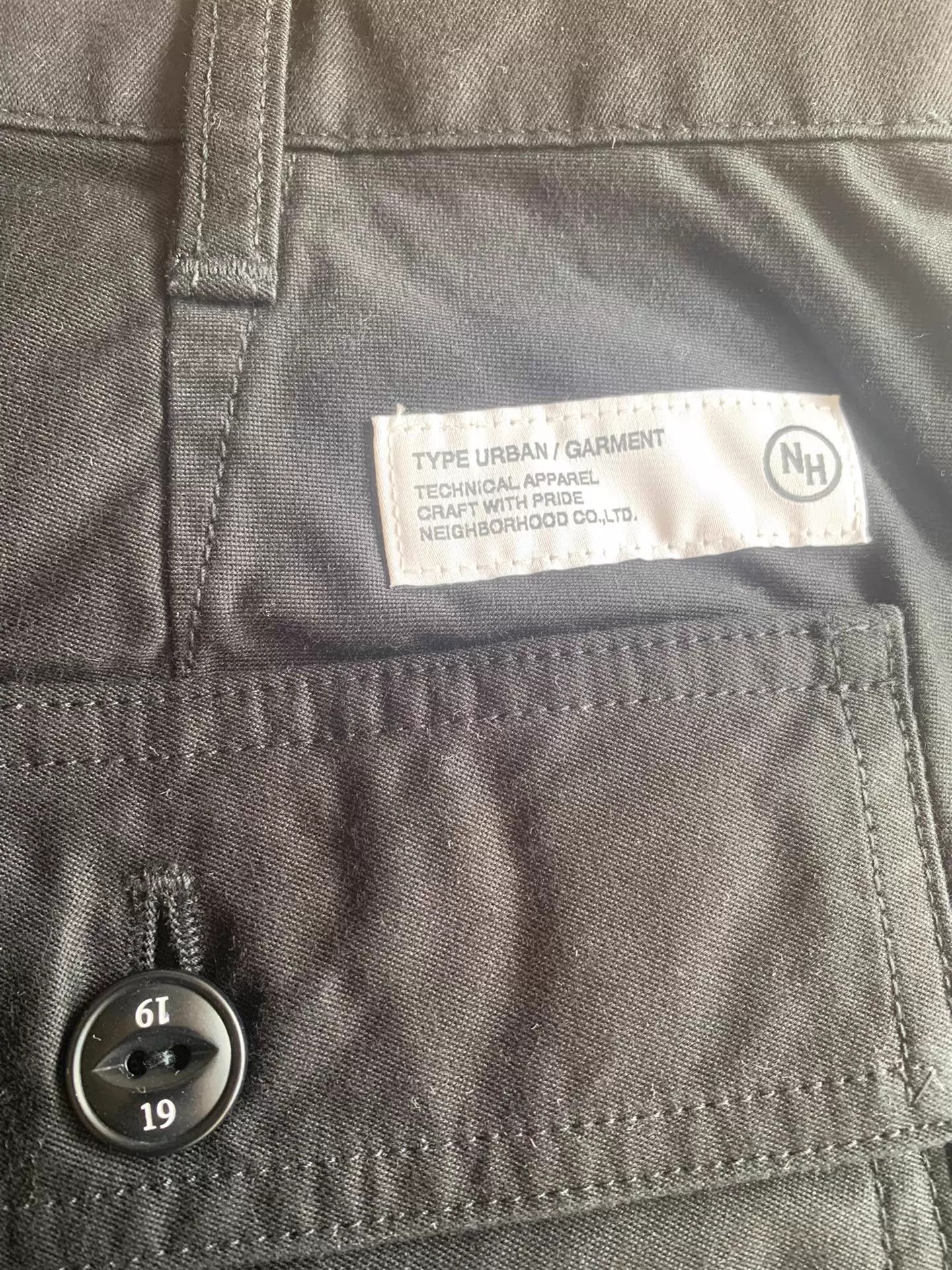 Neighborhood NEIGHBORHOOD BAKER SHORTS JPN Washed Black XL Size US 36 / EU 52 - 3 Thumbnail