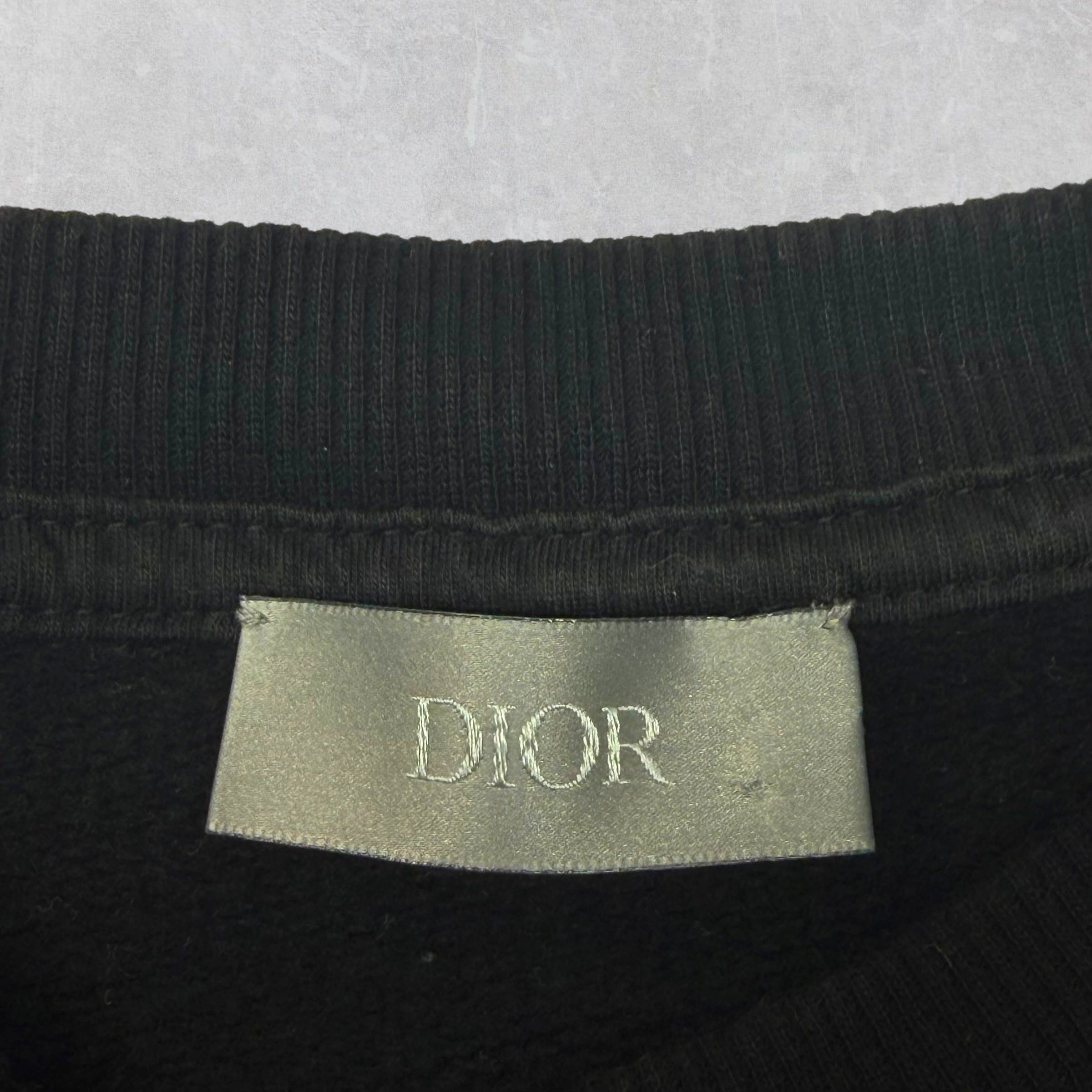 Dior Dior Daniel Arsham Blue Logo Black Sweater XXL Size US XXL / EU 58 / 5 - 5 Thumbnail
