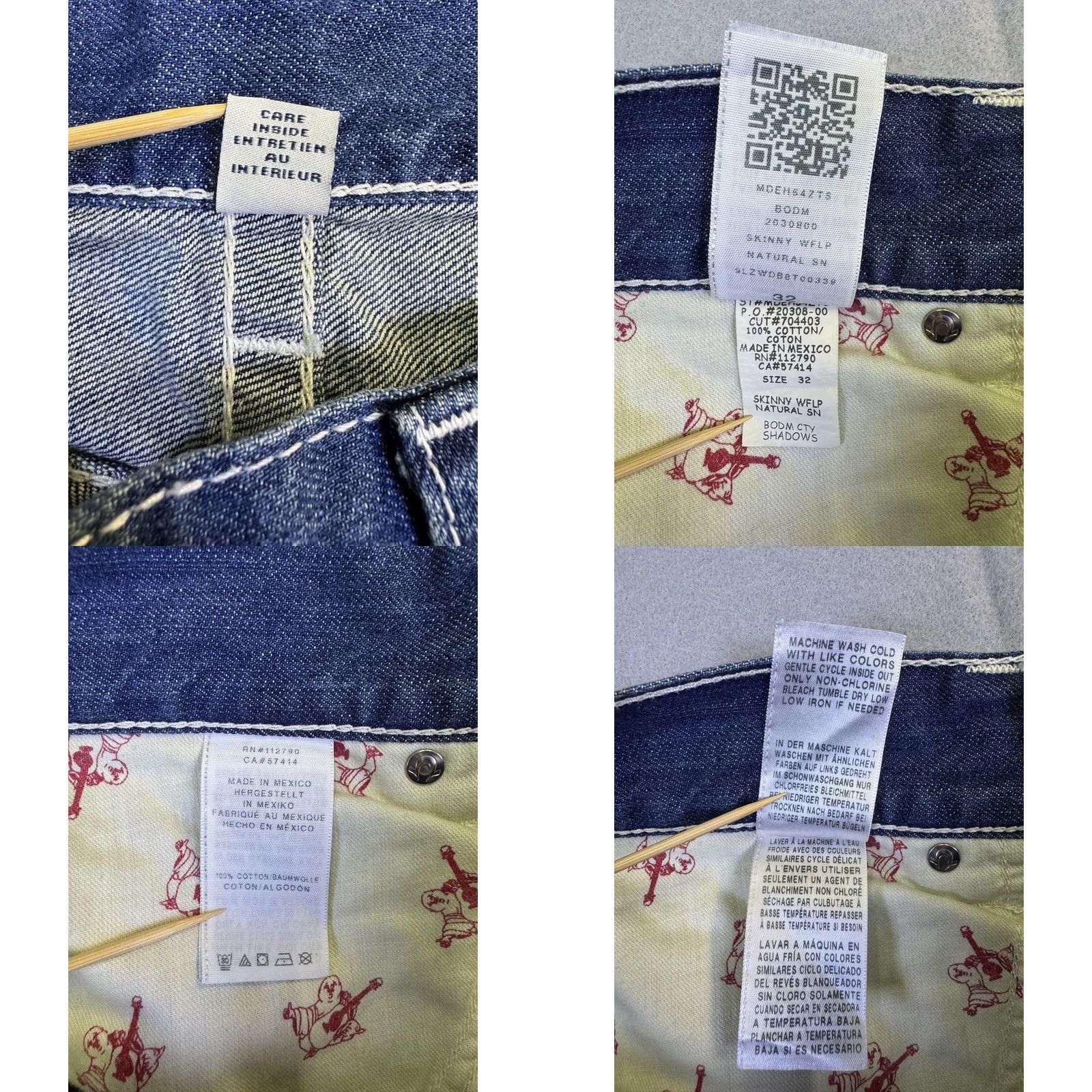 True Religion VINTAGE (no) Size US 32 / EU 48 - 8 Thumbnail