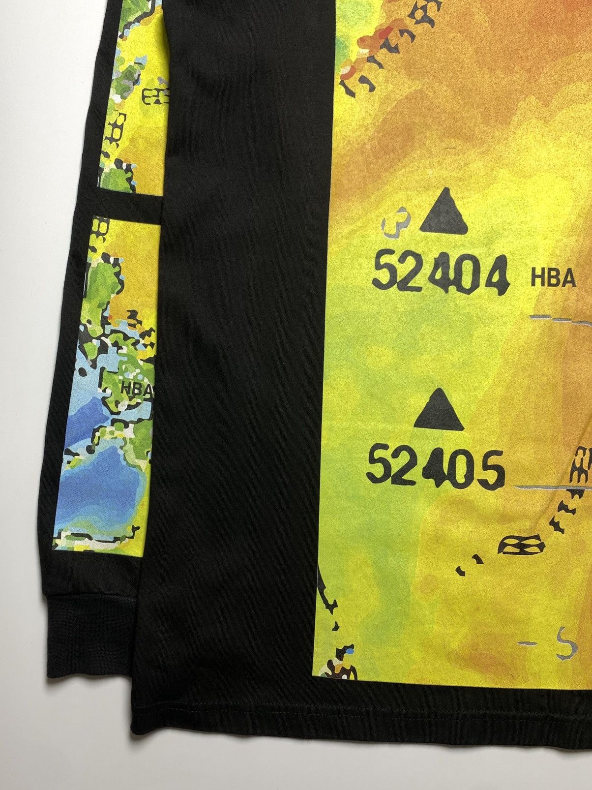 Hood By Air Hood By Air - Weather Map Long Sleeve T-Shirt Size US XL / EU 56 / 4 - 5 Thumbnail