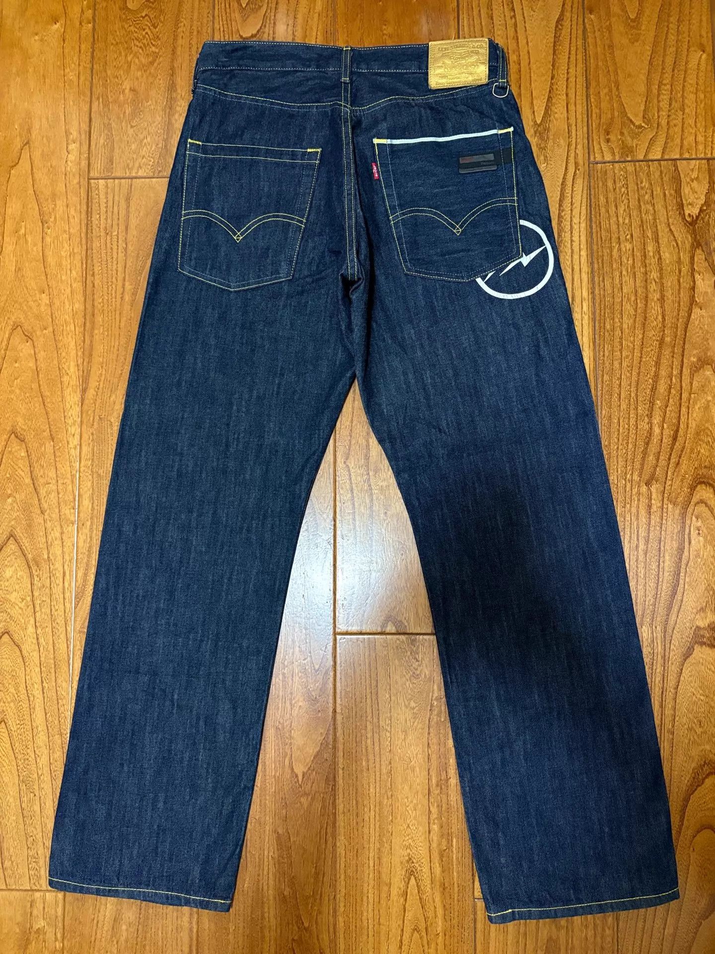 Levi's Levi's Fenom Raw 207 W32 Jeans Light Golden Selvedge Gold Size US 32 / EU 48 - 1 Thumbnail