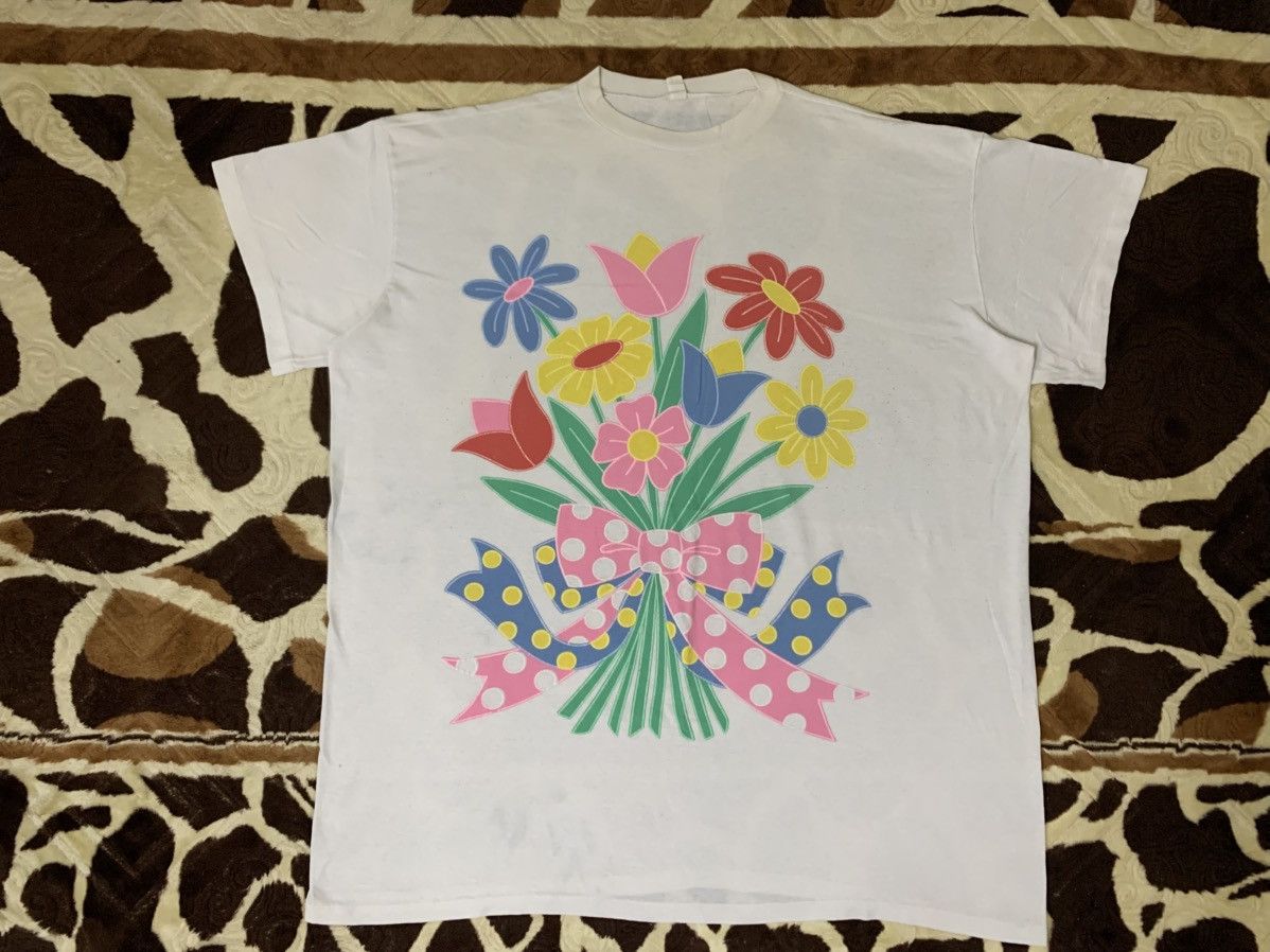 The Unbranded Brand LAST DROP#Vintage Flower Design Made In Usa Oversized Size US XXL / EU 58 / 5 - 1 Thumbnail