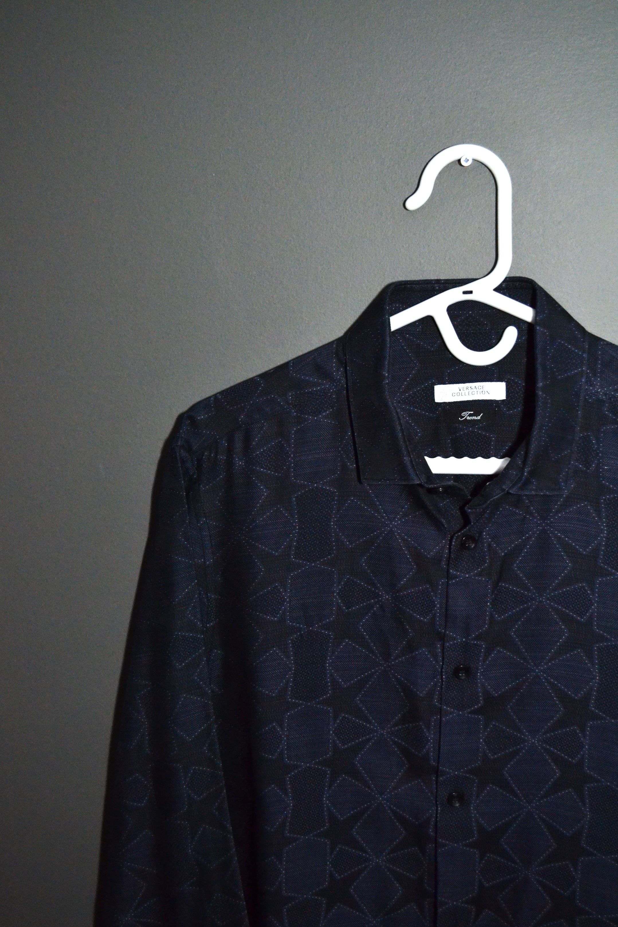 Versace Versace Collection Trend 16 41 M Size Star Pattern Shirt Size US M / EU 48-50 / 2 - 4 Thumbnail