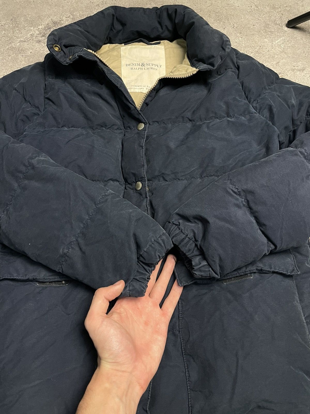 Denim & Supply Ralph Lauren Denim & Supply Ralph Lauren Blue Puffer Down Jacket Men's S Size US S / EU 44-46 / 1 - 4 Thumbnail
