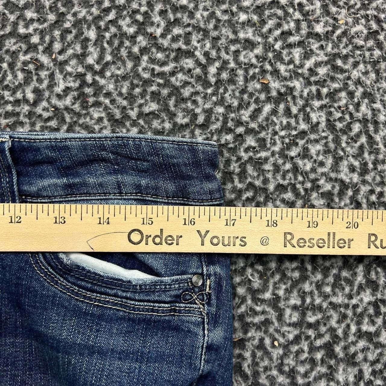White House Black Market White House Black Market Crop Jeans 8 Denim Cuffed 34x25 Size 34" / US 12 / IT 48 - 4 Thumbnail