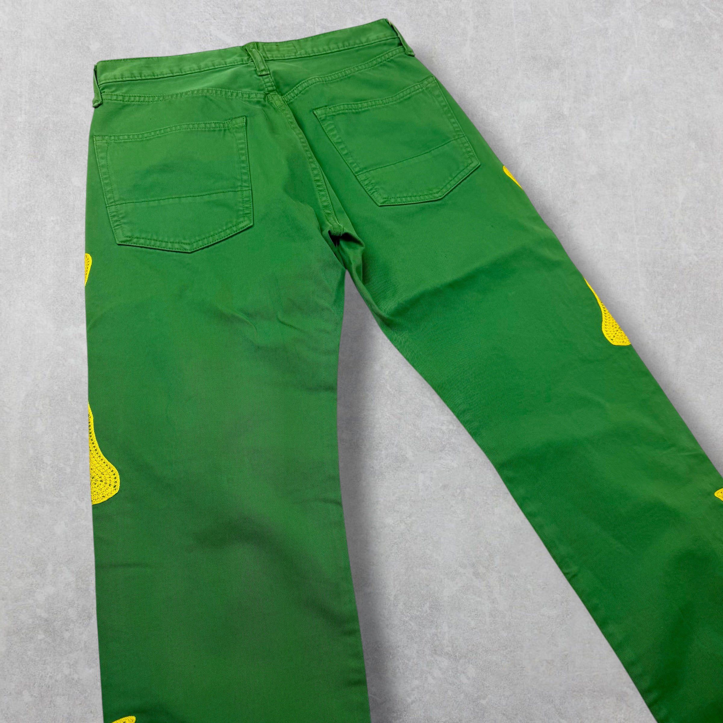 Kapital Kapital Yellow Skeleton 5P Cisco Green Pants 32 Size US 32 / EU 48 - 5 Thumbnail