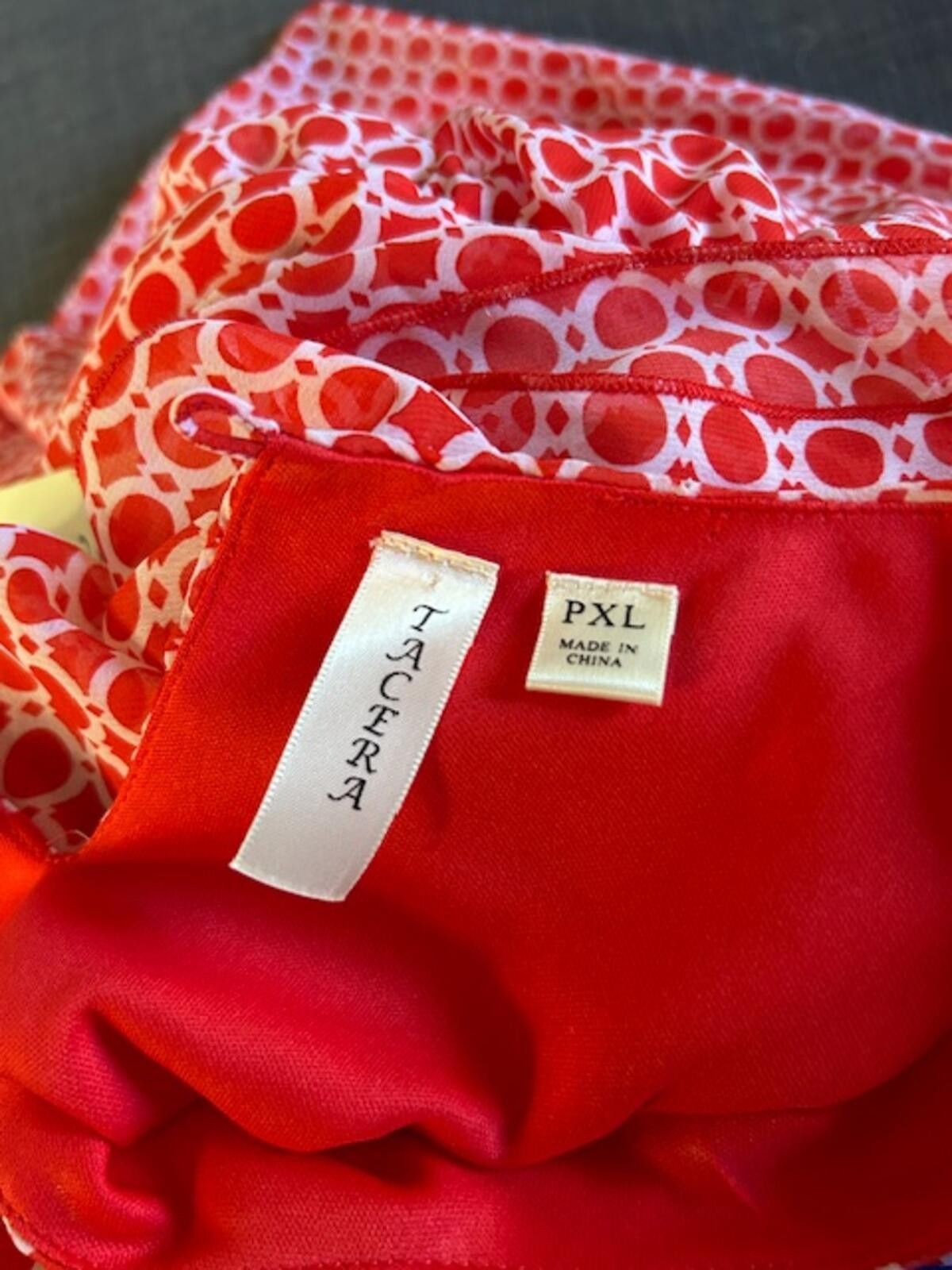 Other Tacera Red and White Polka Dot Dress Size PXL Size XL / US 12-14 / IT 48-50 - 3 Thumbnail