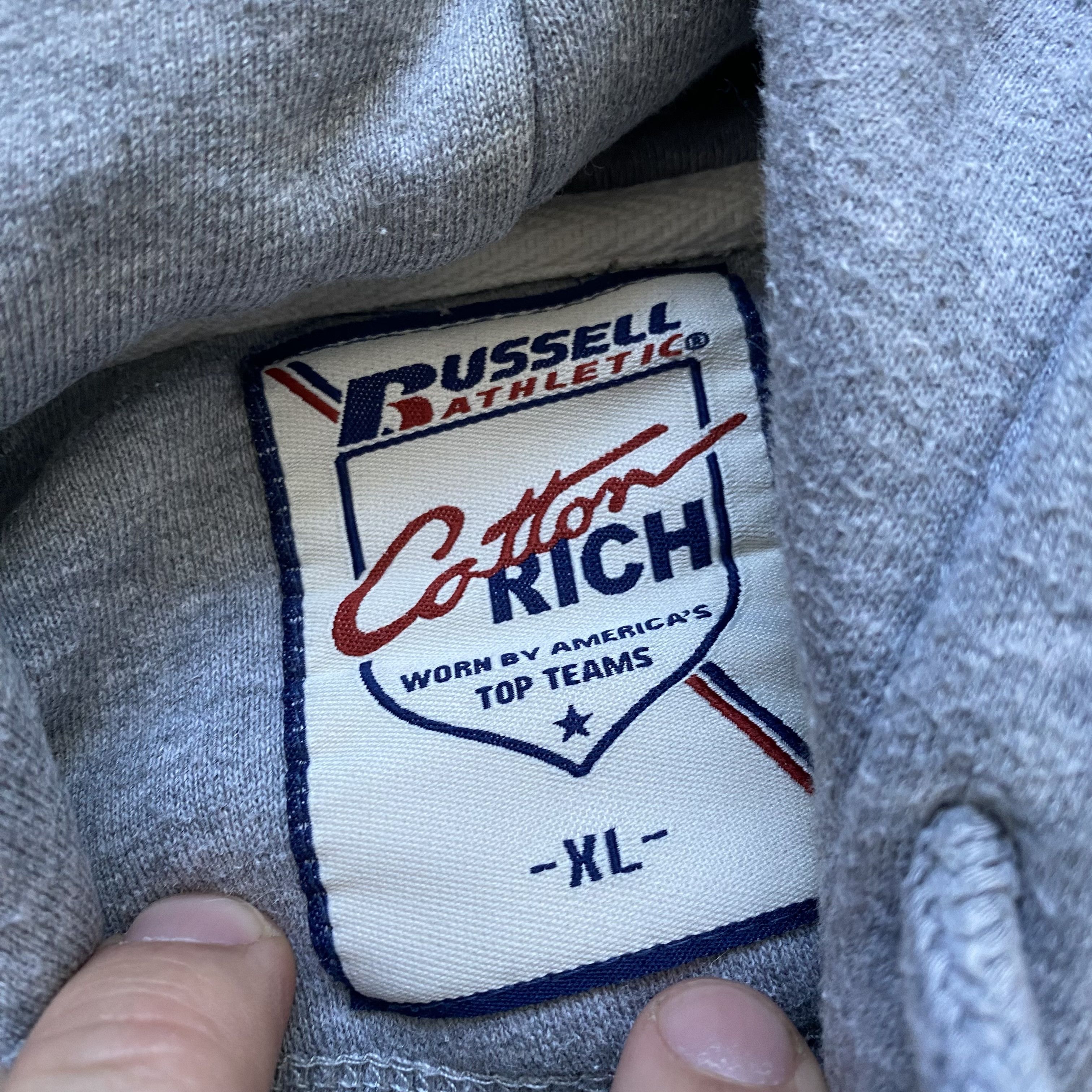 Russell Athletic 🐘Vintage 00s Russell Athletic boxy hoodie cropped Size US XL / EU 56 / 4 - 7 Thumbnail