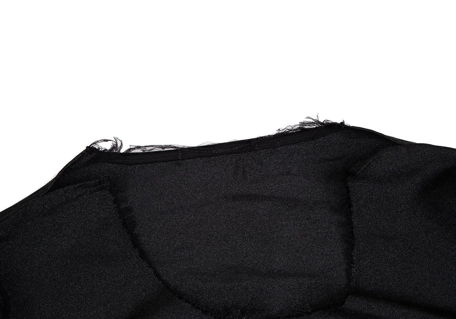 Comme des Garcons Homme Plus Shiny Cut-Off Pullover Jacket in Black, Size M Size US M / EU 48-50 / 2 - 3 Thumbnail