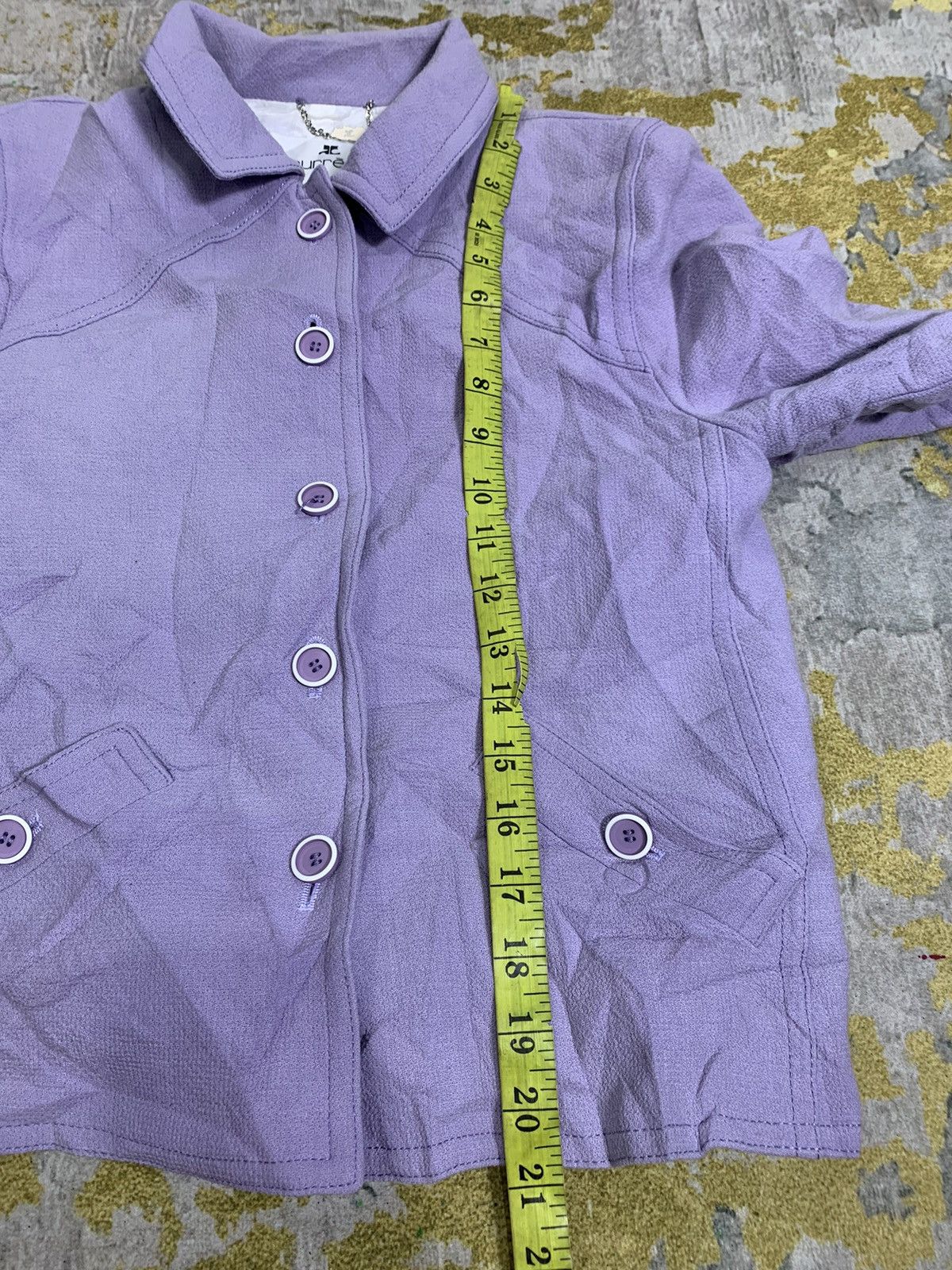 Courreges Courreges Cropped jacket wool Size S / US 4 / IT 40 - 8 Thumbnail