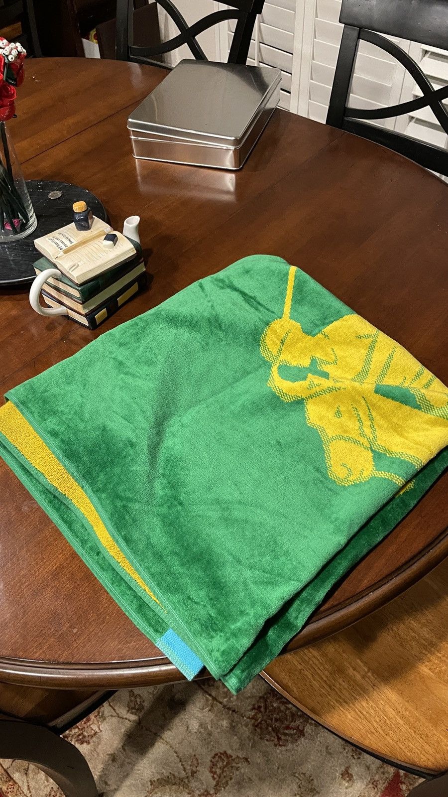 Polo Ralph Lauren POLO RALPH LAUREN Mens Large Signature Big Pony Beach Towel Size ONE SIZE - 5 Thumbnail