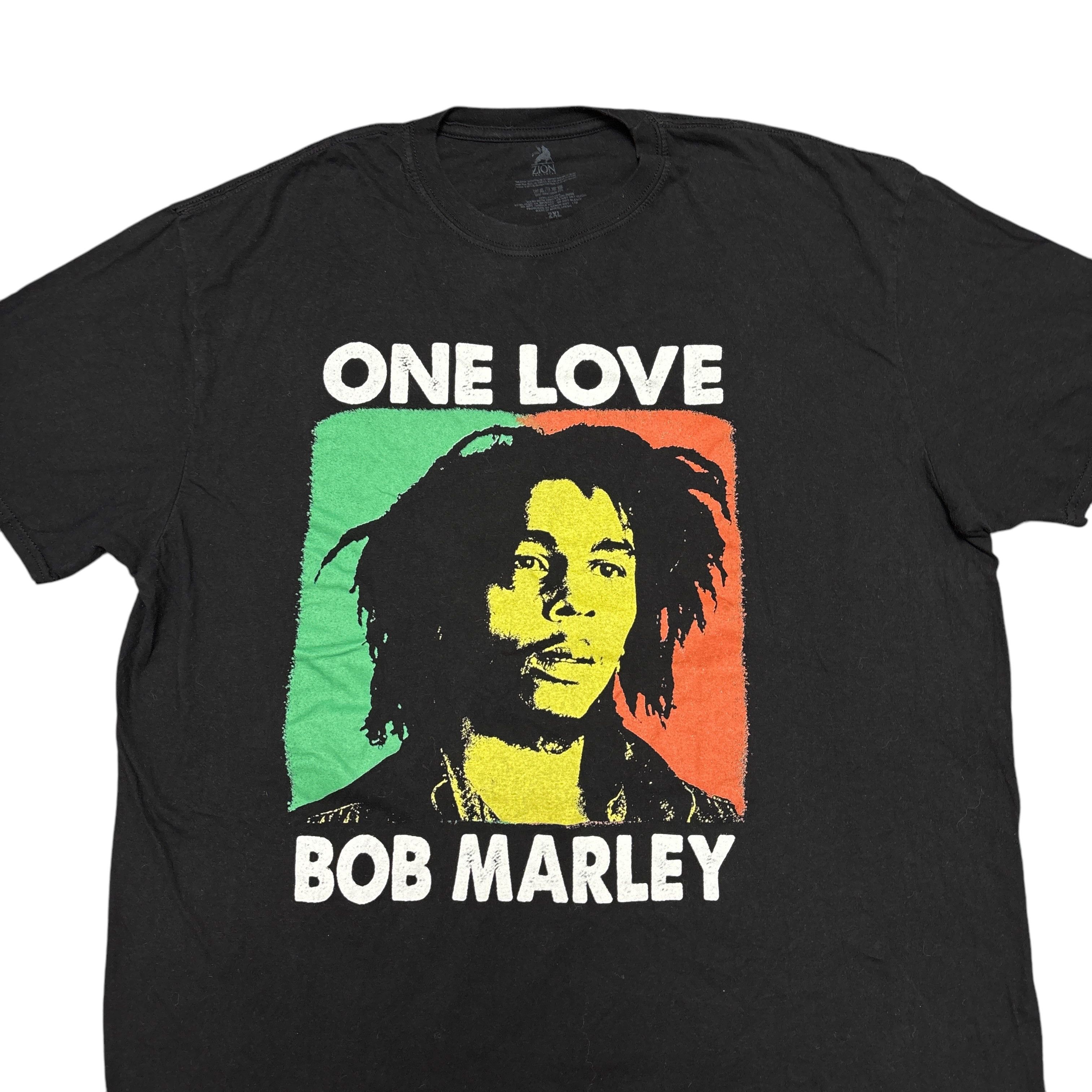 Bob Marley × Vintage × Zion Rootswear Bob Marley Shirt Rap Tee Rasta Reggae Hip Hop Band Tee Size US XXL / EU 58 / 5 - 2 Thumbnail