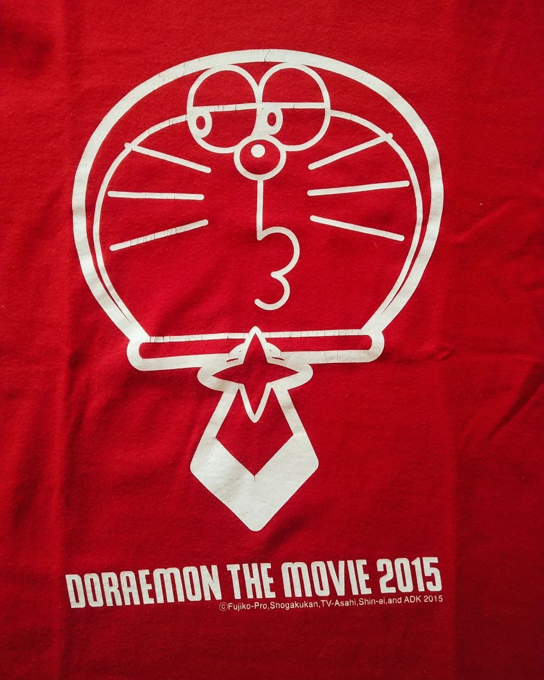 Anime × Japanese Brand Doraemon The Movie 2015 Red Official Anime Tees Size US S / EU 44-46 / 1 - 3 Thumbnail