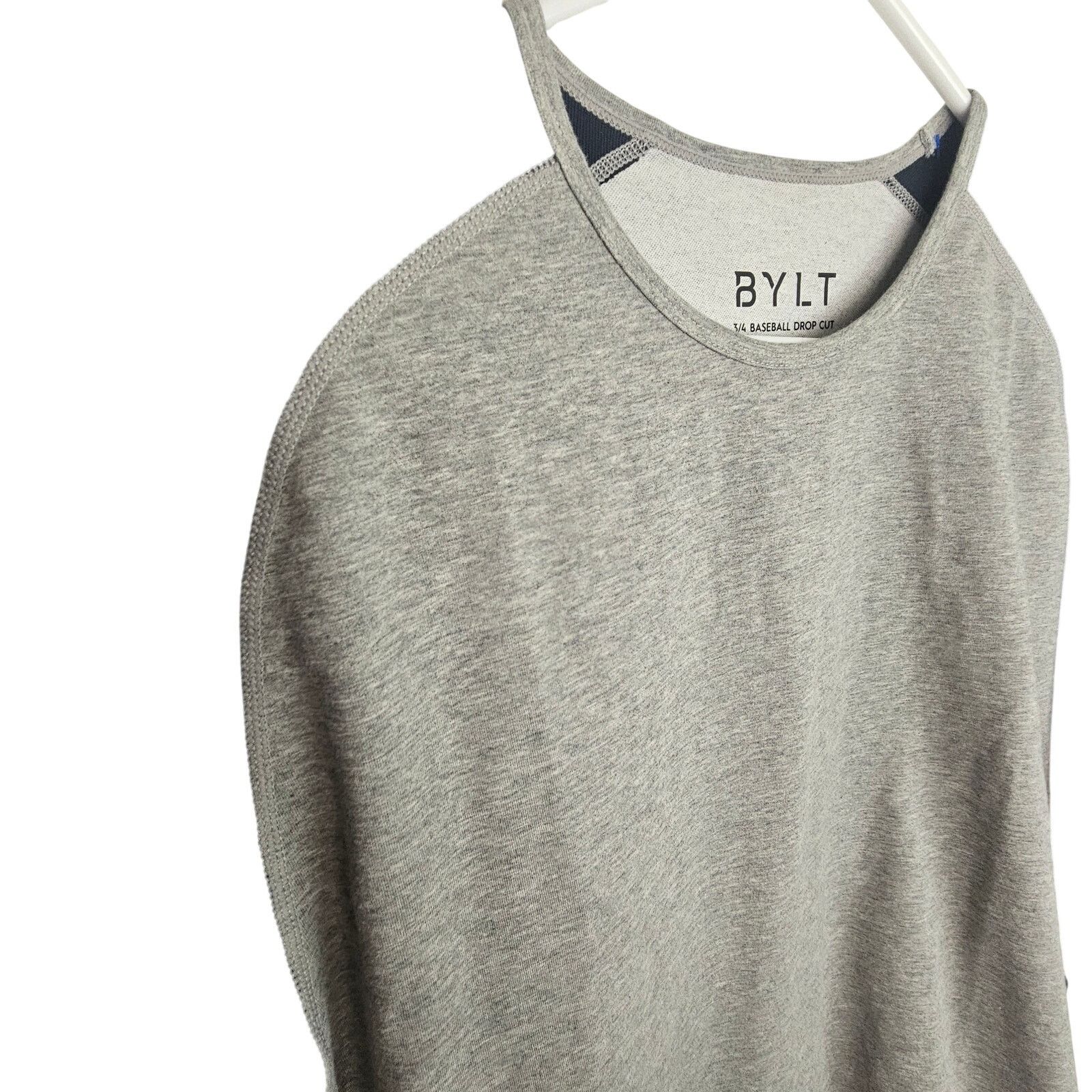 BYLT Premium Basics Bylt Mens 3/4 Baseball Drop Cut Lux Athletic Shirt Size M Size US M / EU 48-50 / 2 - 5 Thumbnail