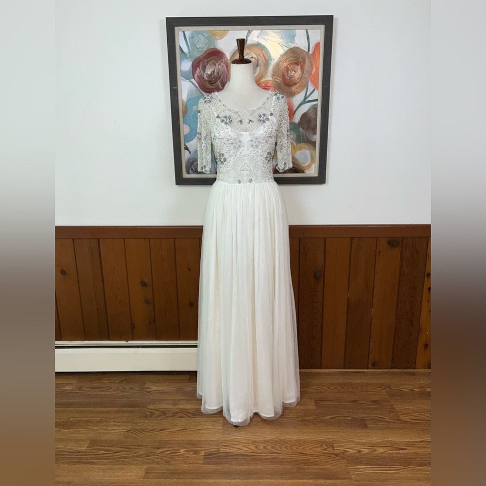 Other Stunning ModCloth Everlasting Romance Wedding Gown! Size L / US 10 / IT 46 - 2 Thumbnail