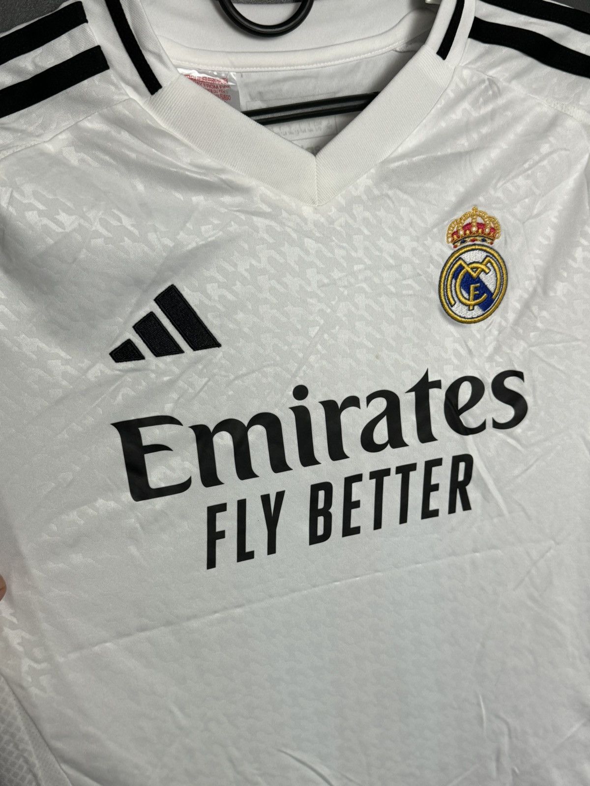 Adidas KIDS Real Madrid 24/25 Home Rodrygo Football Jersey T-Shirt Size US XS / EU 42 / 0 - 4 Thumbnail