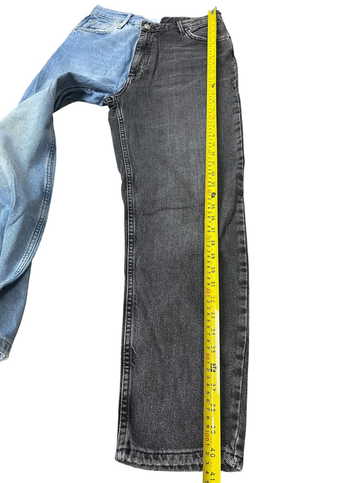 Bershka Two Tone Colour Jeans Streetwear