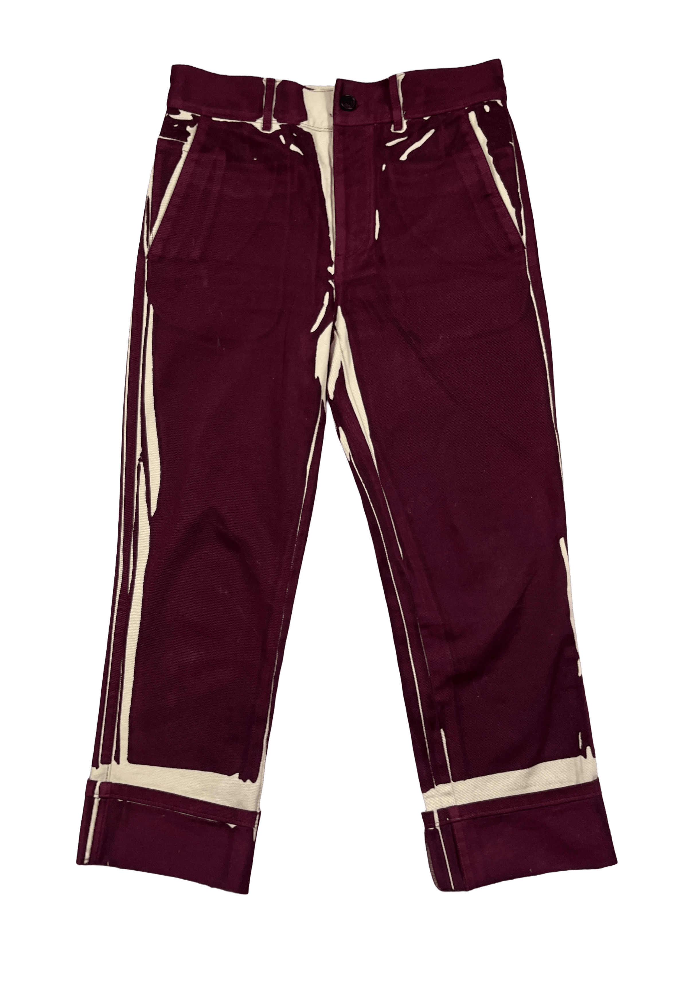 Prada Archive Prada Milano Denim Pants Jeans Red Wine Blood Unisex Size 29" - 1 Thumbnail