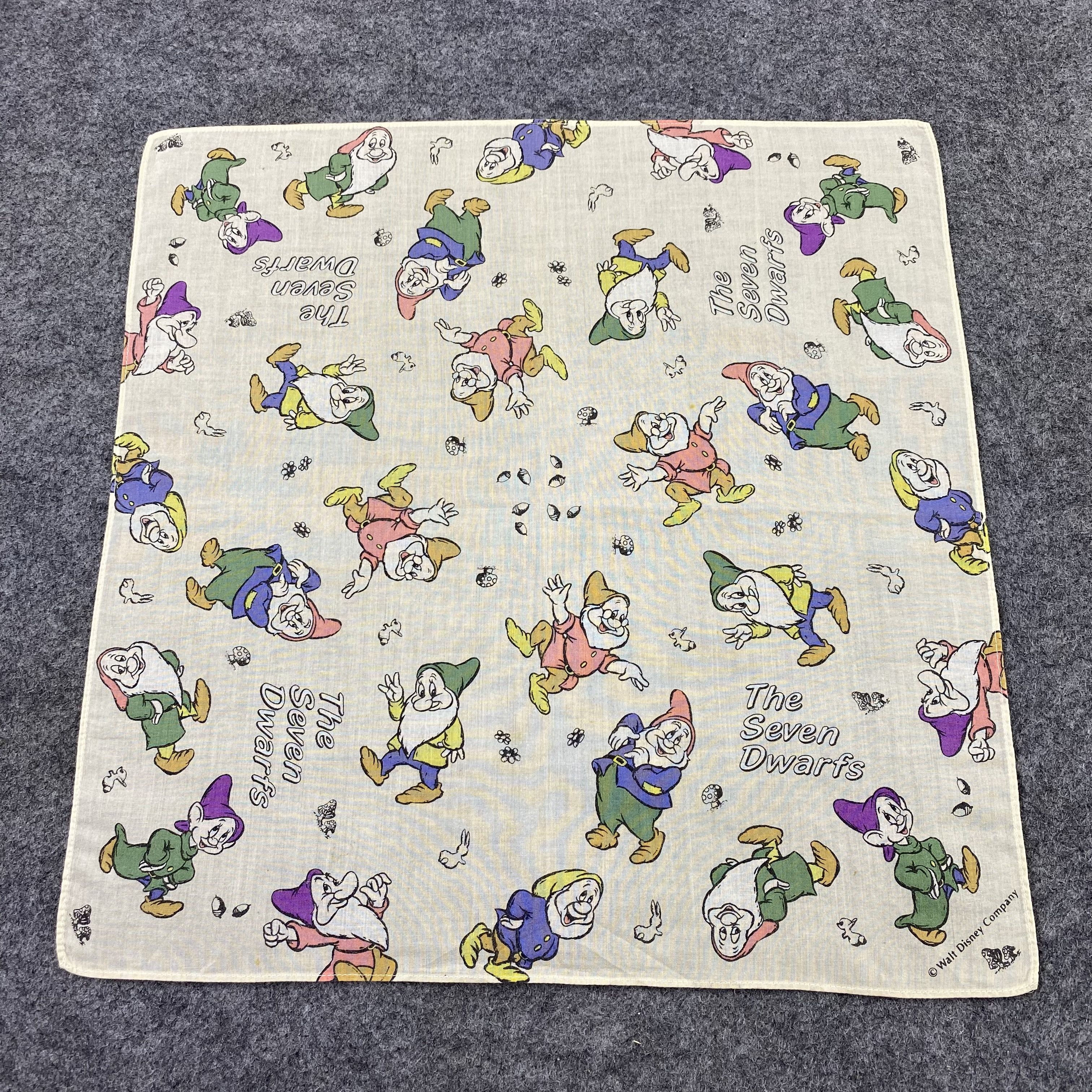 Anime × Disney The seven dwarfs Handkerchief / Bandana / Neckerchief-B1456 Size ONE SIZE - 3 Thumbnail