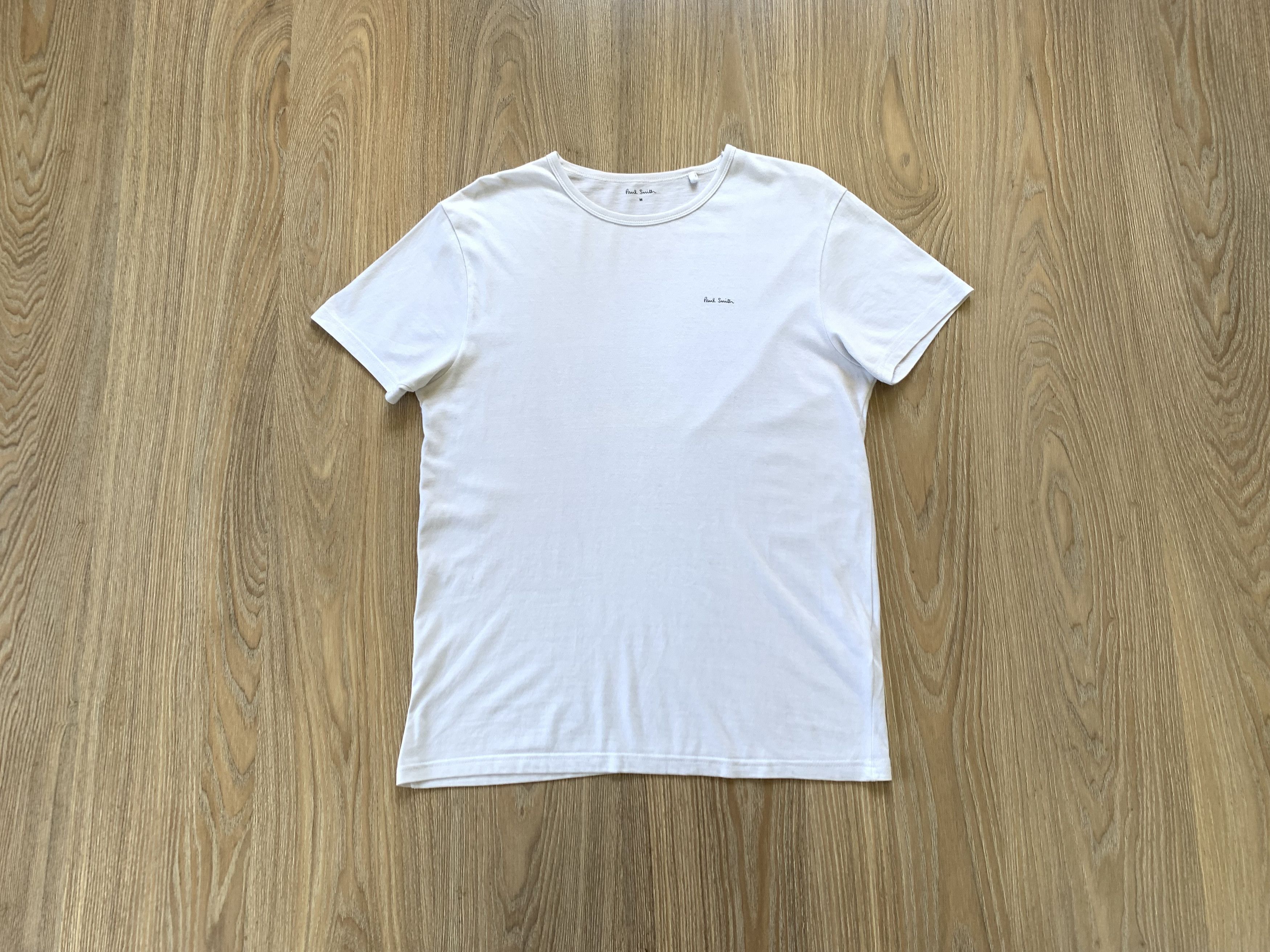 Designer × Paul Smith Paul Smith White Cotton Basic T Shirt Size US M / EU 48-50 / 2 - 1 Thumbnail