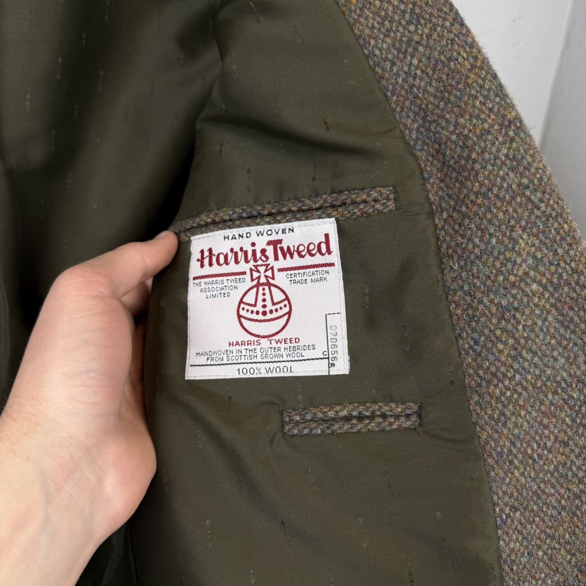 Harris Tweed Vintage Harris Tweed Blazer Coat Hand Woven Size US L / EU 52-54 / 3 - 5 Thumbnail