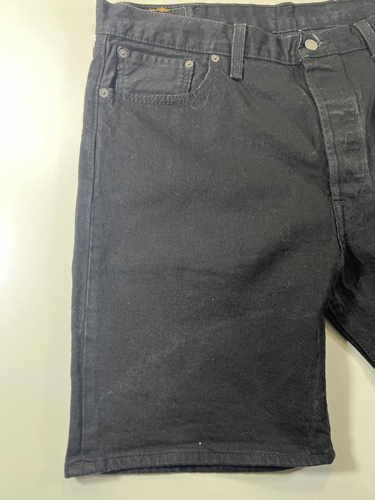 Other Vintage Levi’s 501 black Denim Shorts 40 Size US 40 / EU 56 - 3 Thumbnail