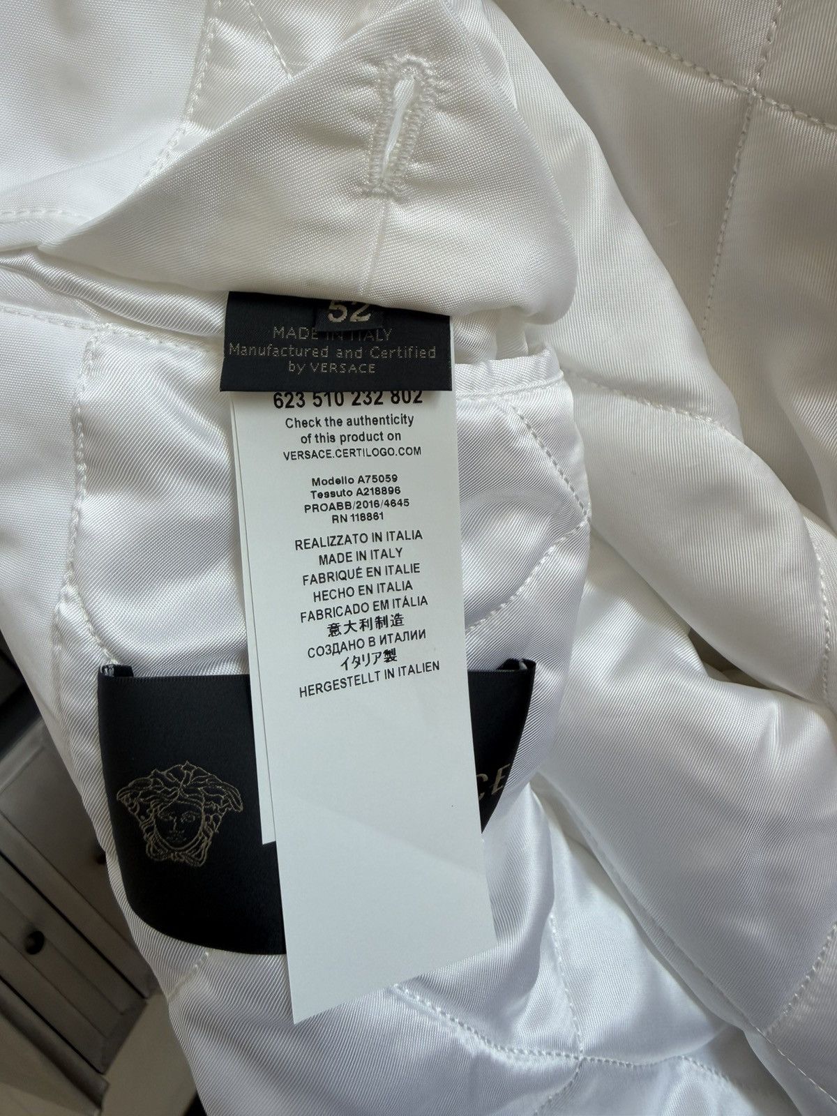 Versace Versace Zodiac Patch Bomber Jacket F16 NWT Size US L / EU 52-54 / 3 - 13 Thumbnail