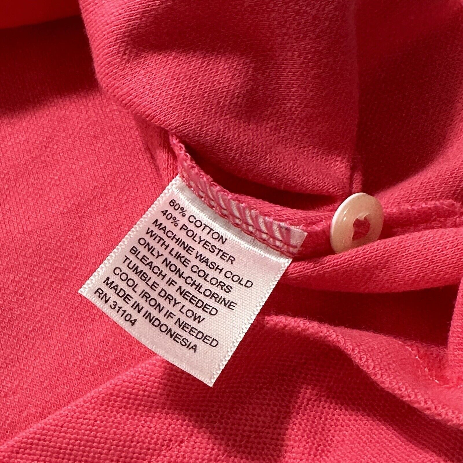 Saddlebred Saddlebred XL Perfect Polo Coral Pink Button Collared Shirt Size US XL / EU 56 / 4 - 8 Thumbnail