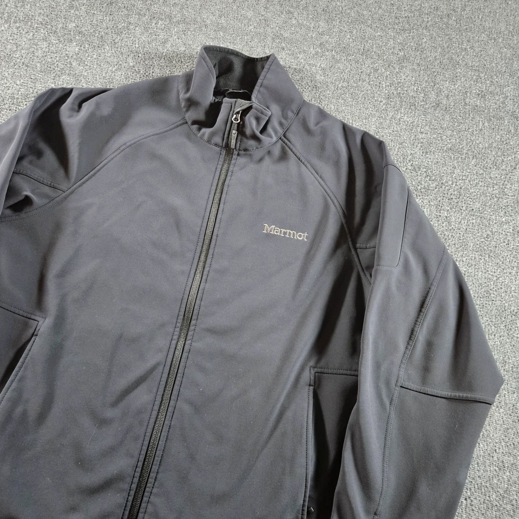Marmot Marmot Jacket Mens L Gray Softshell Full Zip Lined Fleece Pockets Hiking Outdoor Size US L / EU 52-54 / 3 - 3 Thumbnail