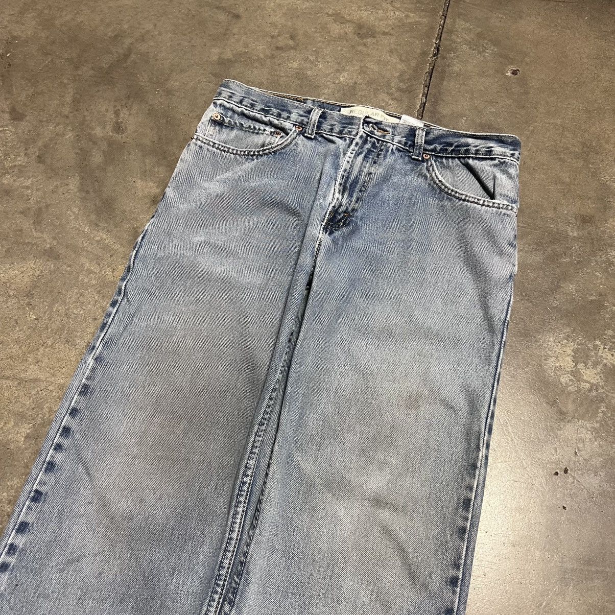 Levi's Vintage Levis 505 Regular Fit Straight Leg Denim Jeans Faded Size US 34 / EU 50 - 5 Thumbnail