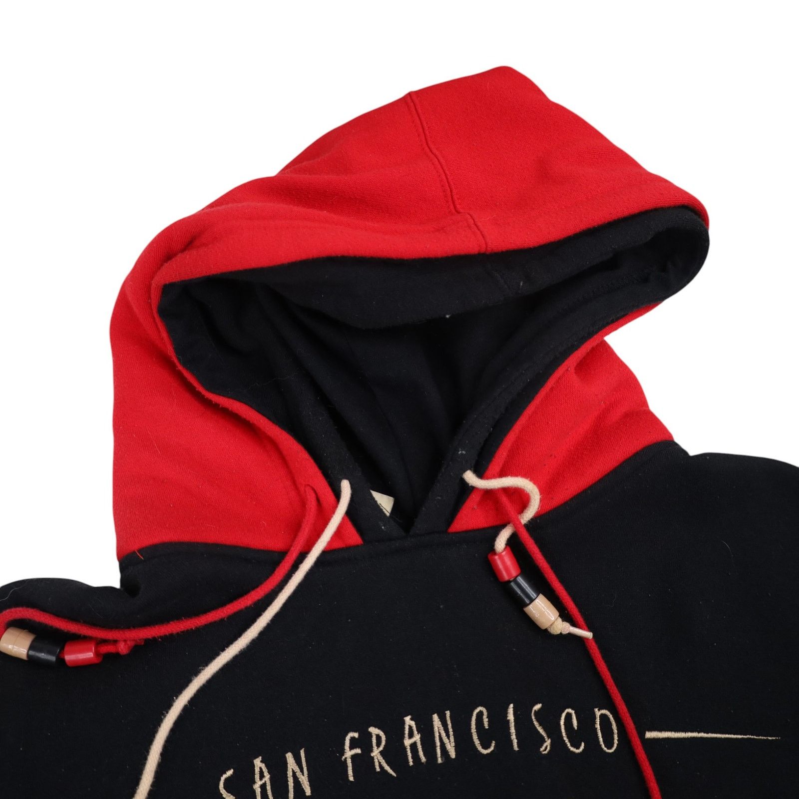 NFL × Starter × Vintage Vintage 90s Starter San Francisco 49ers Double Hood Hoodie Size US L / EU 52-54 / 3 - 7 Thumbnail