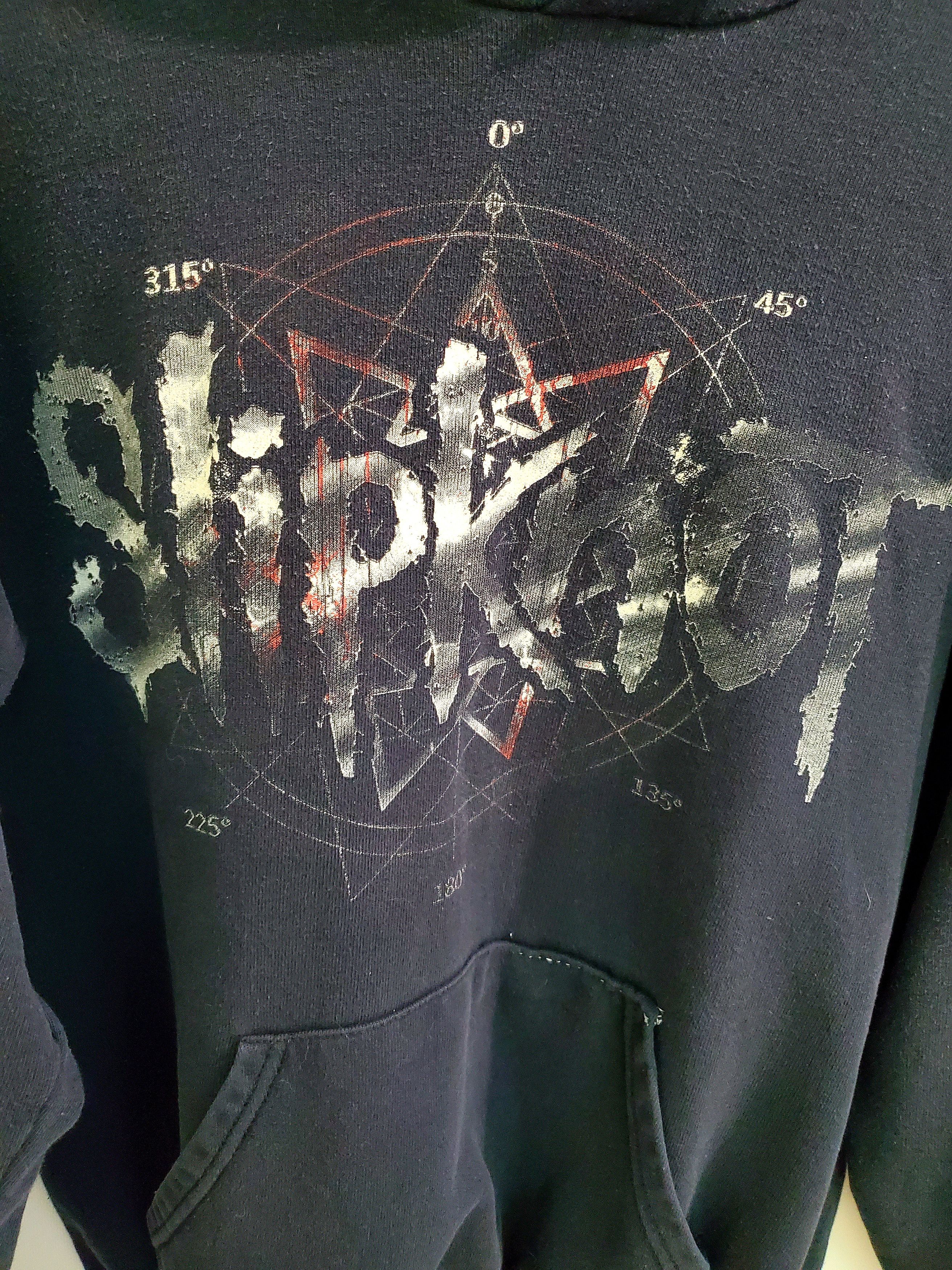 Band Tees × Slipknot × Vintage Vintage Slipknot Pentagram Big Logo Black Rock Band Hoodie M Size US M / EU 48-50 / 2 - 3 Thumbnail