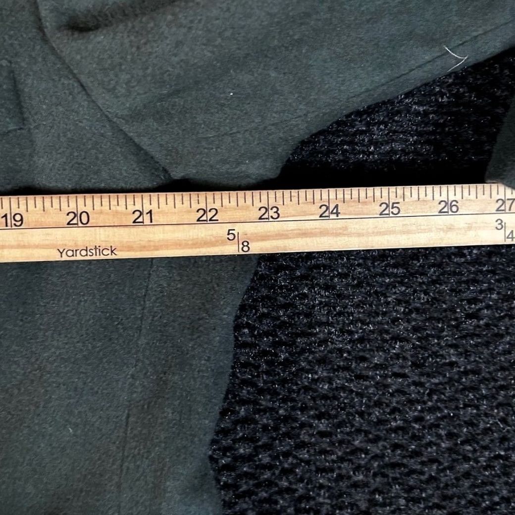 Bill Blass Bill Blass Blazer Jacket 46R Lord & Taylor Dark Gray 2 Button 100% Camel Hair Size 46R - 5 Thumbnail