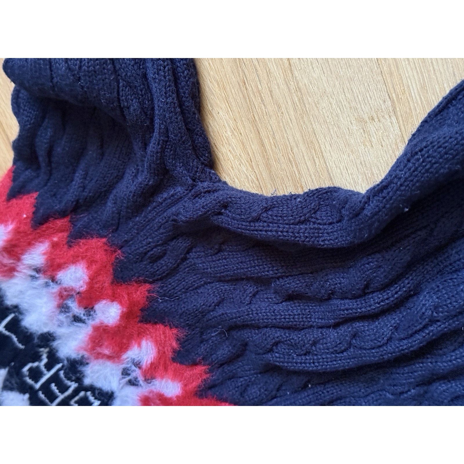 Tommy Hilfiger Tommy Hilfiger L Sweater Snowflake Nordic Fair Isle Pattern Size US L / EU 52-54 / 3 - 8 Thumbnail