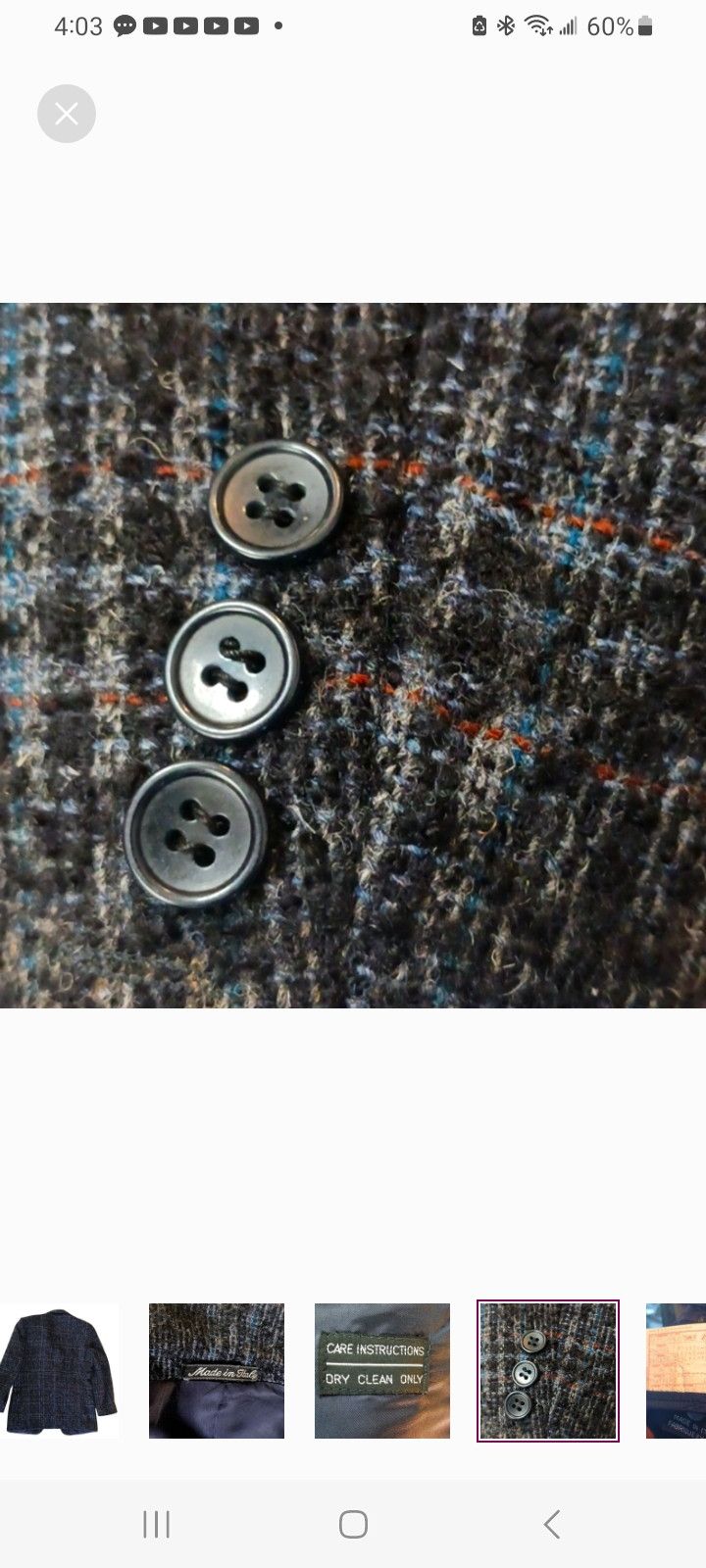 Other Vintage Armand Boudrias Men's Sports Blazer Size 40R - 8 Thumbnail