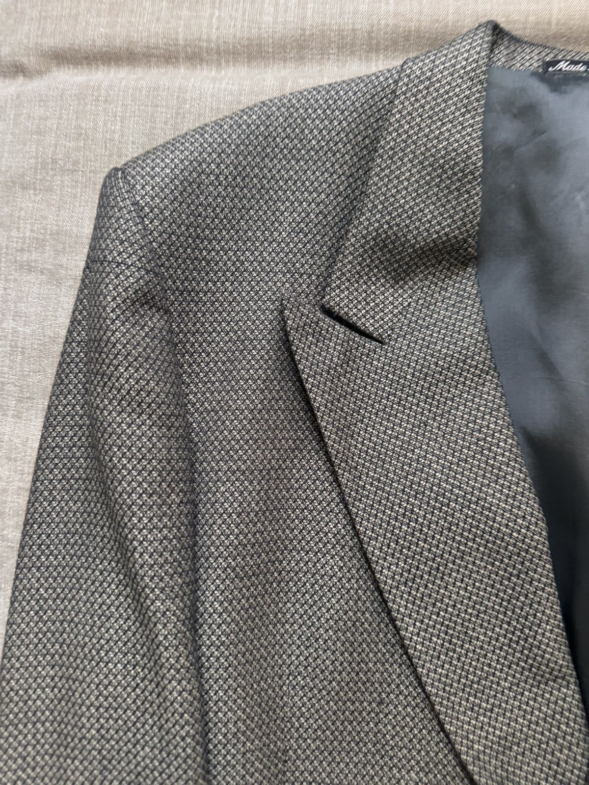 Giorgio Armani Giorgio Armani Le Collezioni Peak Lapel DB Wool Jacket Size 42R - 5 Thumbnail