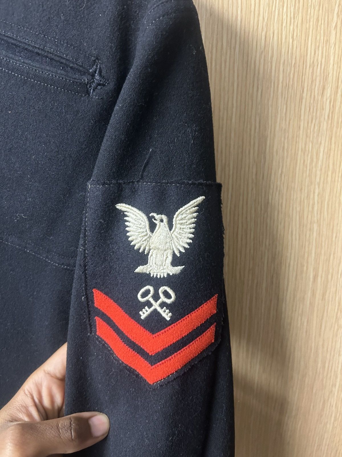 Vintage 1940s sailor navy top Size US XS / EU 42 / 0 - 5 Thumbnail