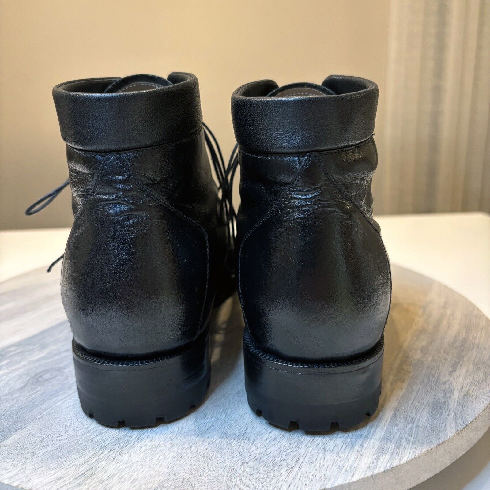 John Moore Oliver Moore Handmade Black Fine Leather Boots US Size 10 Size US 10 / EU 43 - 6 Thumbnail