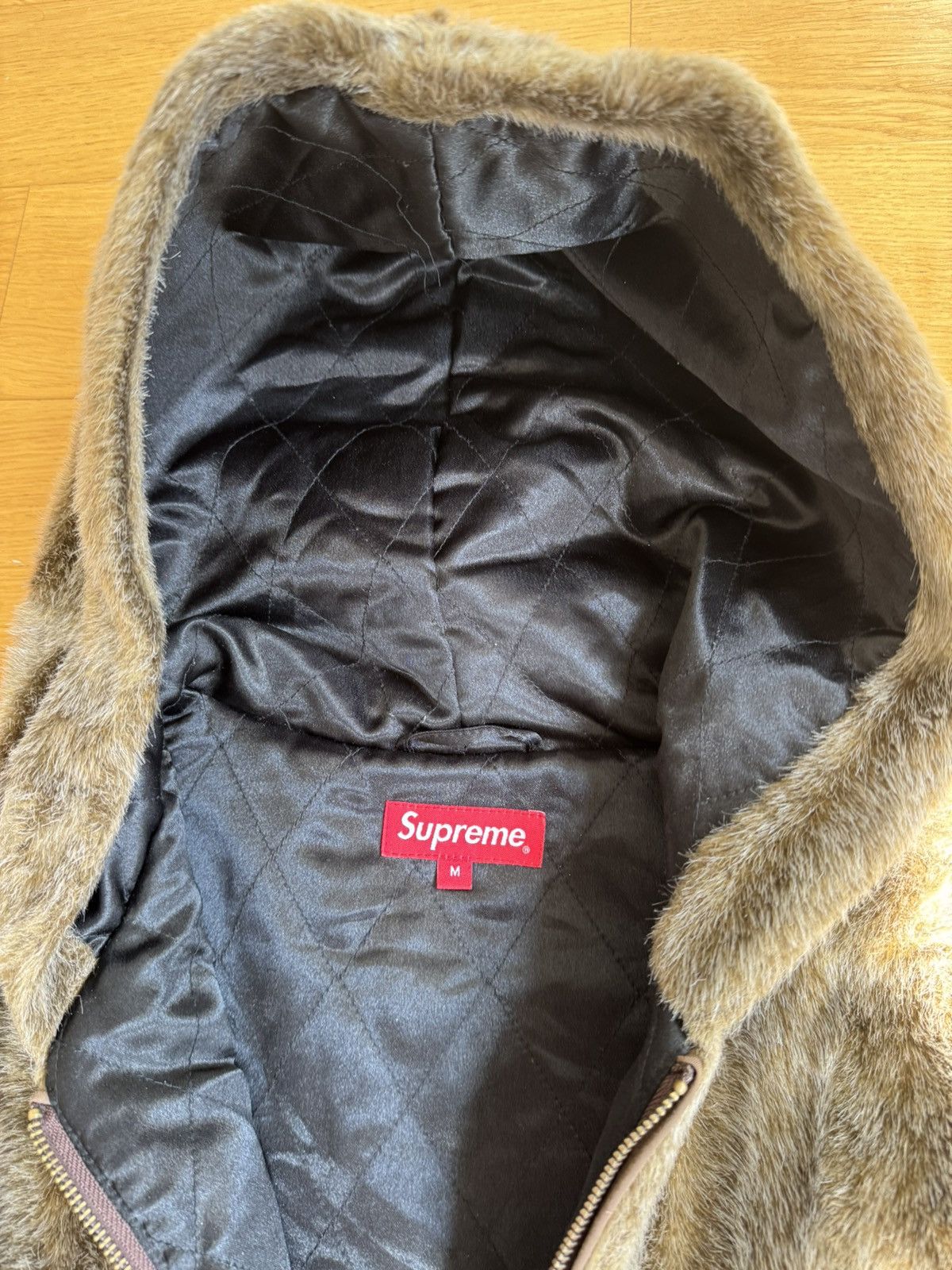 Supreme Supreme FW15 Faux Fur Hooded Zip Coat Size US M / EU 48-50 / 2 - 2 Thumbnail