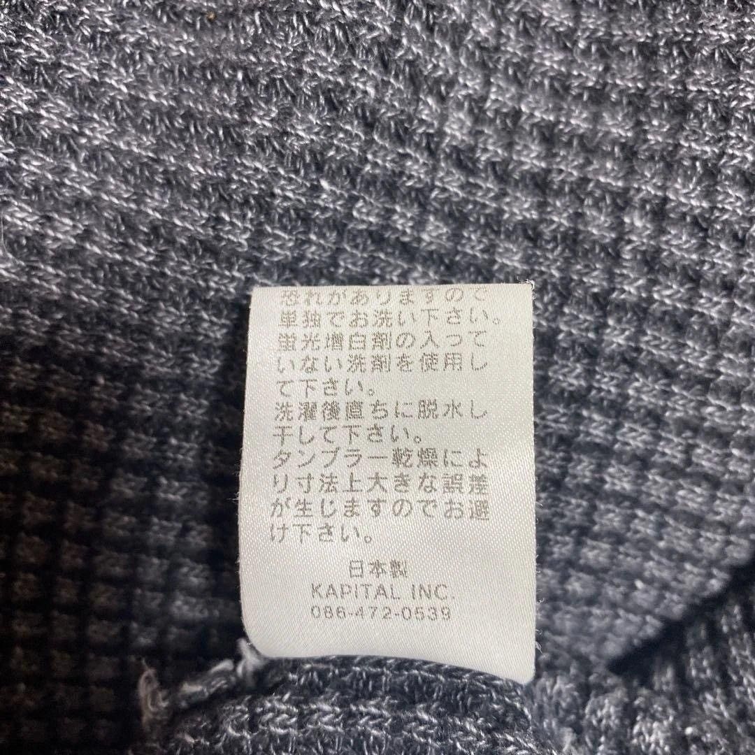 Kapital Waffle Long Sleeve Shirt Size US M / EU 48-50 / 2 - 7 Thumbnail